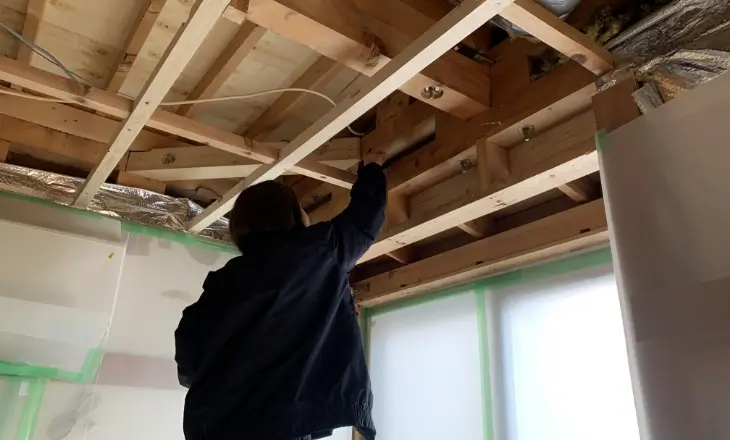 灯油漏洩除去作業1
